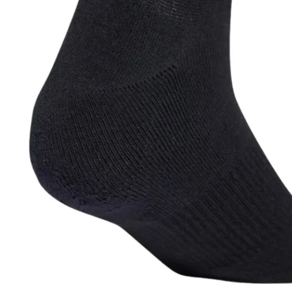 Set 3 Đôi Tất Unisex Adidas 3 Stripes Cushioned Sportswear Mid Cut Socks 3 Pair Pack KC9617 Màu Đen Size M