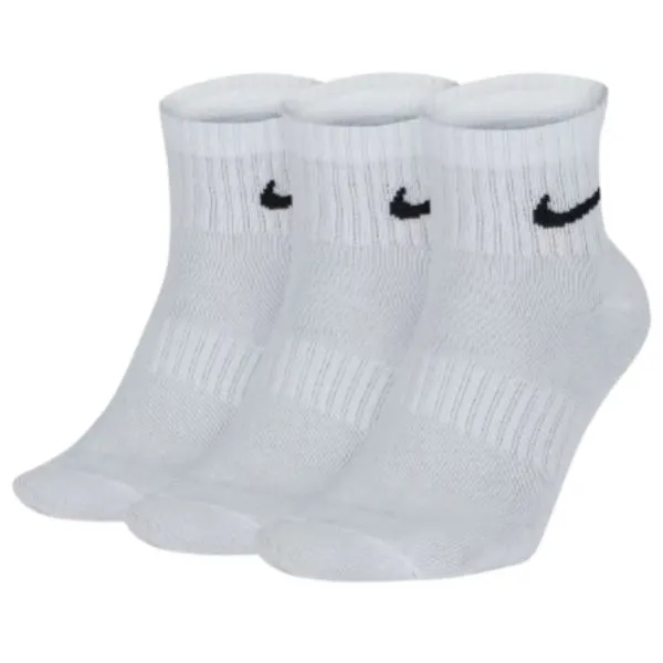 Tất Unisex Nike ED LTWT Ankle 3P 132 SX7677-100 Màu Trắng Size L
