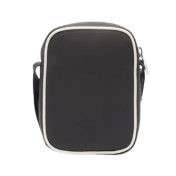 Túi Đeo Chéo Unisex Lacoste Club 1930 Petit Piqué Effect Vertical Satchel NU4964 - K46 Màu Đen