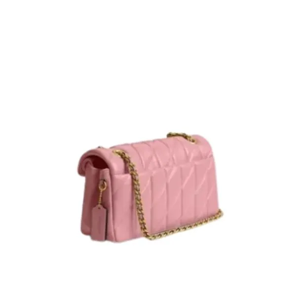Túi Đeo Vai Nữ Coach Tabby Shoulder Bag 26 With Pillow Quilting Da Nappa Màu Hồng
