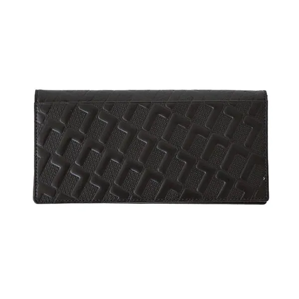 Ví Lacoste Official Le Monogramme Long Wallet NH0121K- 000 Màu Đen