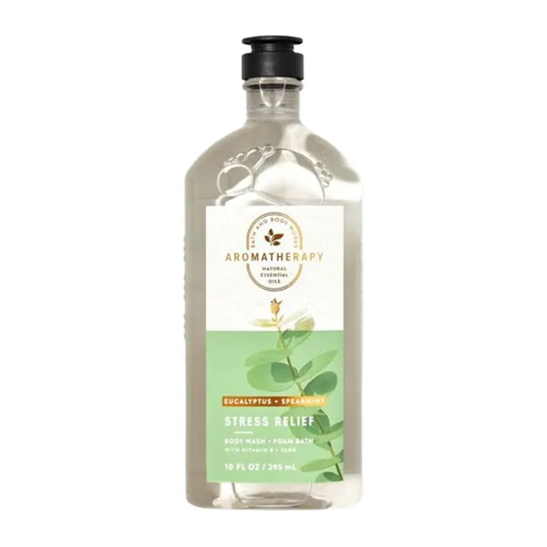 Sữa Tắm Bath & Body Works Stress Relief Eucalyptus Spearmint Aromatherapy Body Wash & Foam Bath 295ml