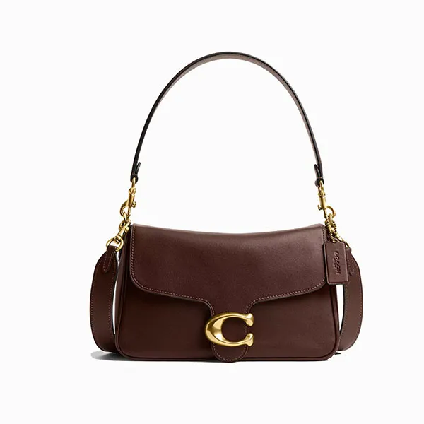 Túi Đeo Chéo Nữ Coach Soft Tabby Shoulder Bag CAM98 Màu Nâu