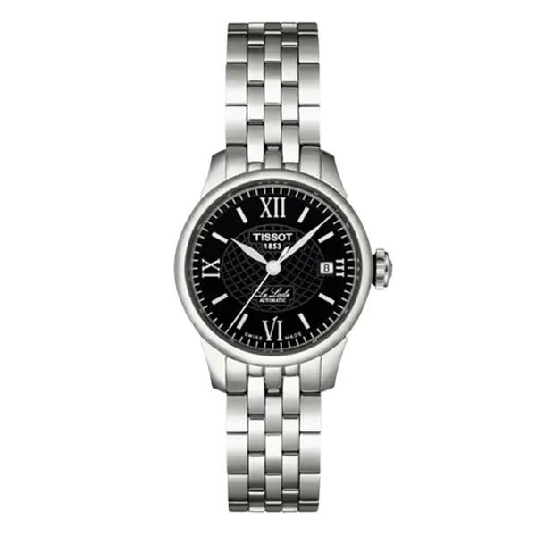 Đồng Hồ Nữ Tissot Le Locle Automatic T41.1.183.53 25mm Màu Đen Bạc