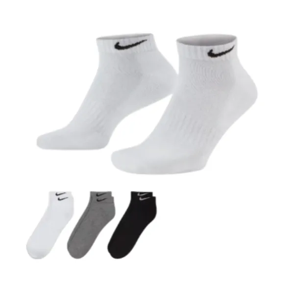 Tất Unisex Nike Everyday Cush Low 3PR 132 SX7670-964 Màu Trắng Size S