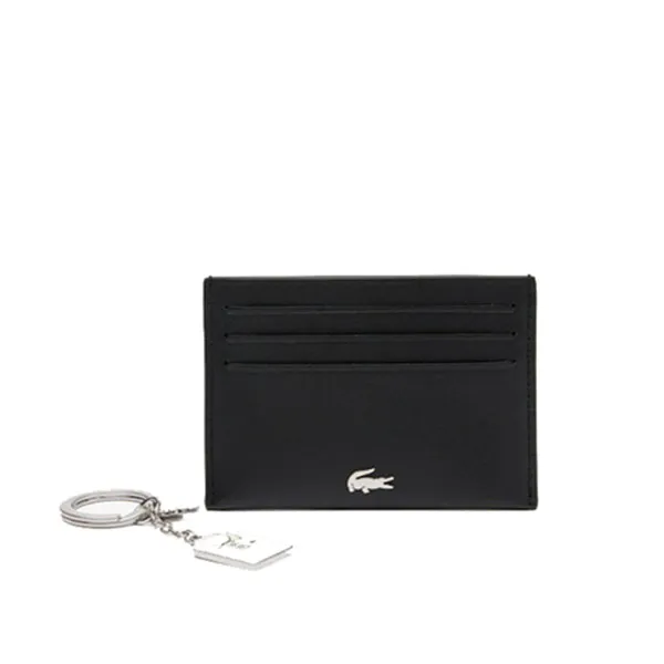 Set Ví Nam Lacoste FG Card Holder And Keychain Gift Set NH4406FG N22 Màu Đen