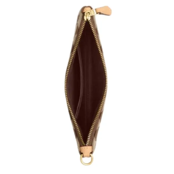Ví Nữ Michael Kors MK Signature Jacquard Essential Small Wristlet CER36 Màu Beige