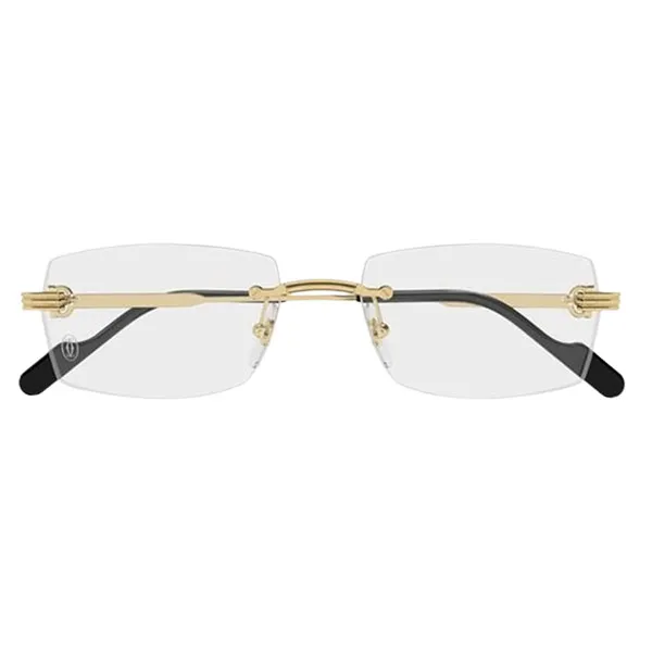 Kính Mắt Cận Nam Cartier CT0578O 001 Màu Vàng