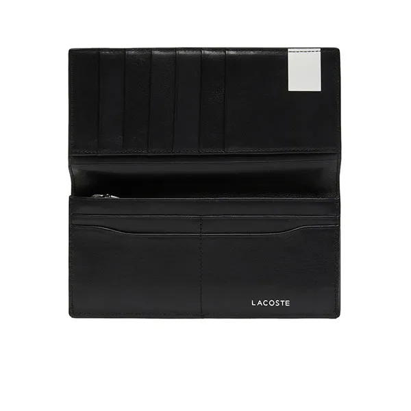 Ví Unisex Lacoste Sticker Print Long Wallet NH1250 000 Màu Đen