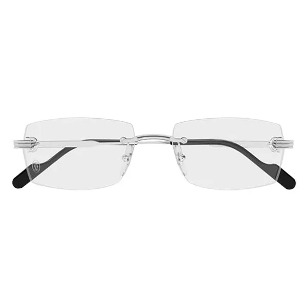 Kính Mắt Cận Nam Cartier CT0578O 002 Màu Bạc