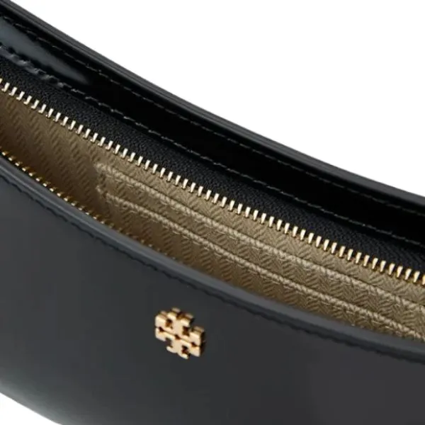 Túi Đeo Vai Nữ Tory Burch Women's Emerson Smooth Shoulder Bag In Black Màu Đen