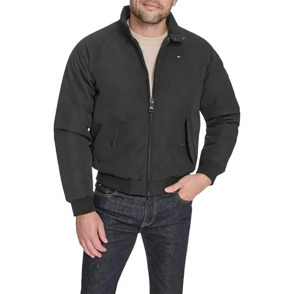 Áo Khoác Tommy Hilfiger Modern Bomber Jacket AP166 - BLK Màu Đen Size S