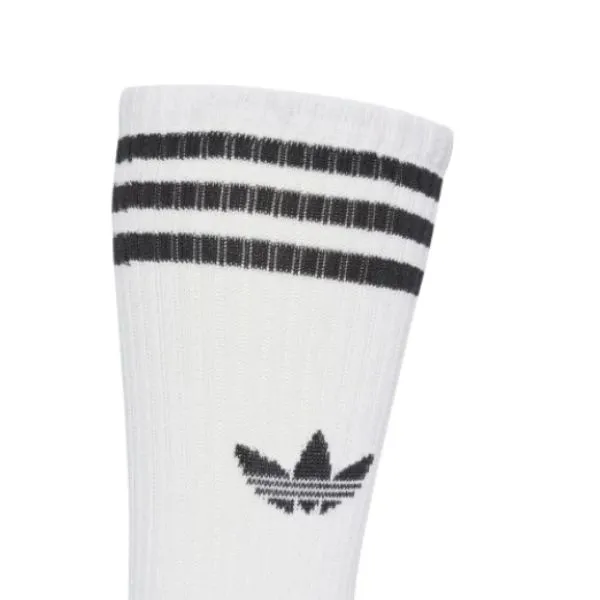 Set 3 Đôi Tất Unisex Adidas 3-Stripes High Crew Socks 3 Pairs JV7416 S Màu Trắng Size S