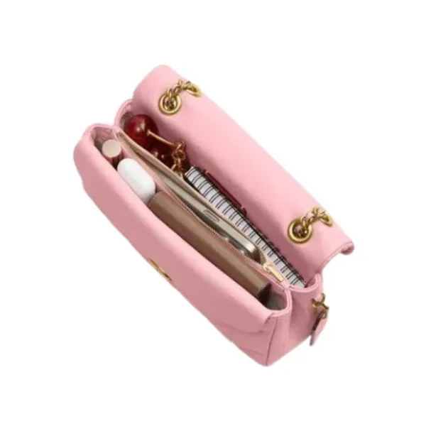 Túi Đeo Vai Nữ Coach Tabby Shoulder Bag 26 With Pillow Quilting Da Nappa Màu Hồng