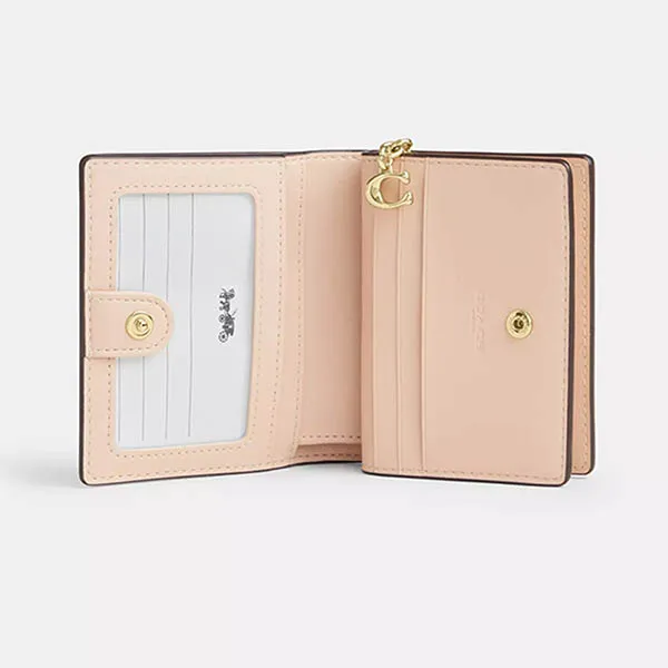 Ví Nữ Coach Snap Wallet In Signature Canvas CEC37 Phối Màu