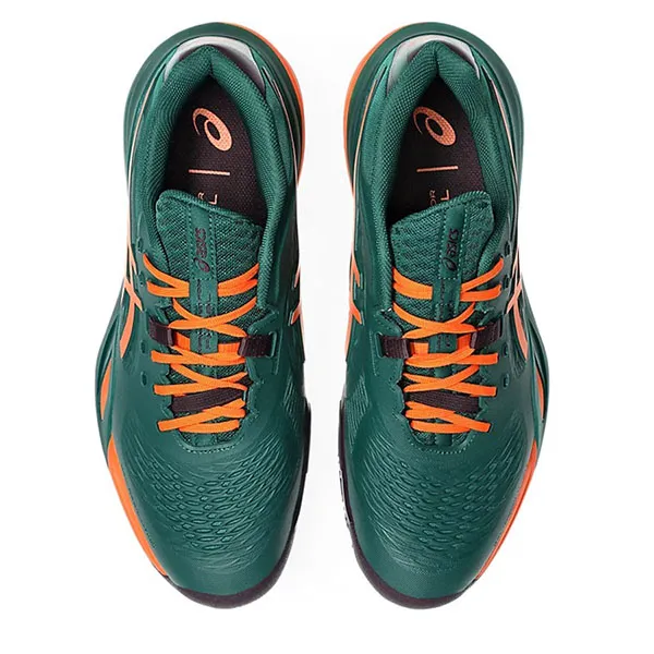 Giày Tennis Nam Asics Gel-Resolution X Padel 1041A492.300 Màu Xanh Ngọc Đậm Size 43.5
