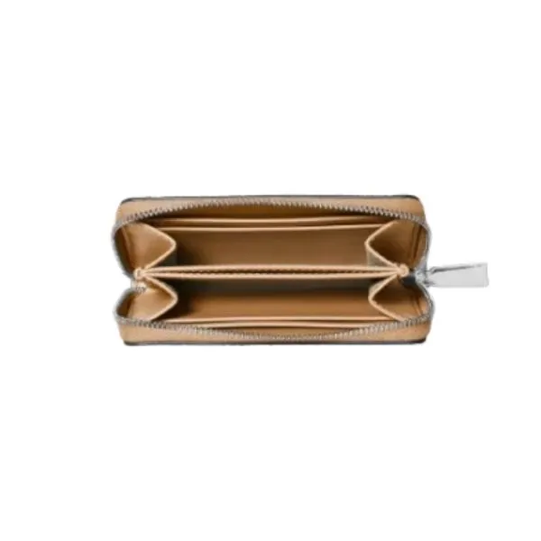 Ví Nữ Michael Kors MK Jet Set Small Signature Logo Wallet 32S2SJ6D0V Màu Nâu Be
