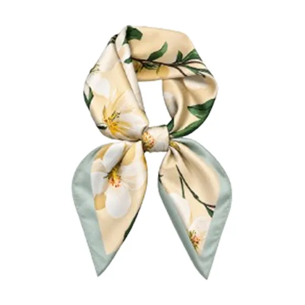 Khăn Choàng Nữ Kya Jewel Floral Elegance SC95 Màu Vàng