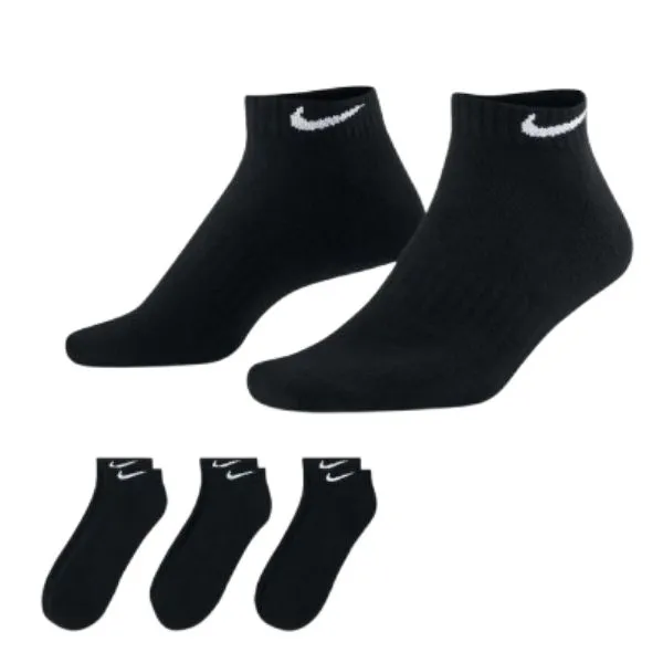 Tất Unisex Nike Everyday Cush Low 3PR 132 SX7670-010 Màu Đen Size S