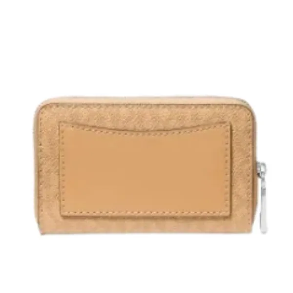 Ví Nữ Michael Kors MK Jet Set Small Signature Logo Wallet 32S2SJ6D0V Màu Nâu Be