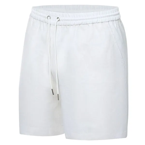 Quần Short Nam F2 Fashion & Freedom Linen SN39-TRANG-29-0624 Màu Trắng Size 29