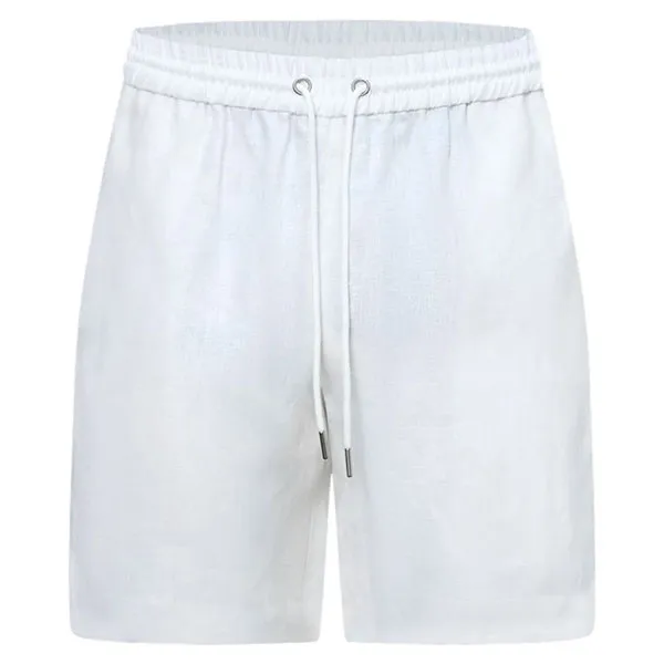 Quần Short Nam F2 Fashion & Freedom Linen SN39-TRANG-29-0624 Màu Trắng Size 29
