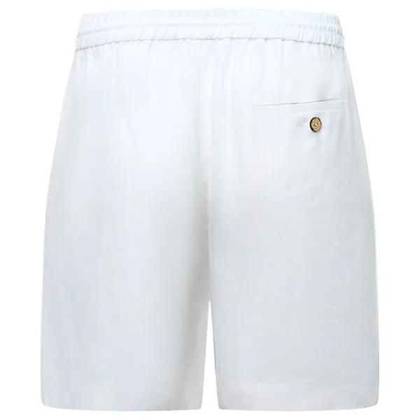 Quần Short Nam F2 Fashion & Freedom Linen SN39-TRANG-29-0624 Màu Trắng Size 29