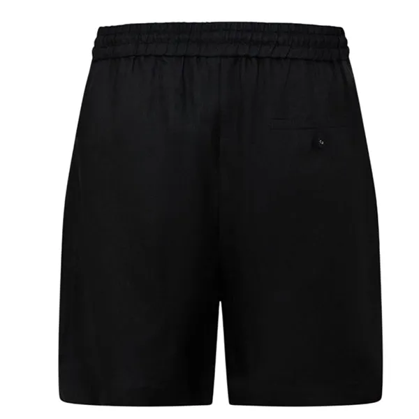 Quần Short Nam F2 Fashion & Freedom Linen SN39-DEN-29-0624 Màu Đen Size 29