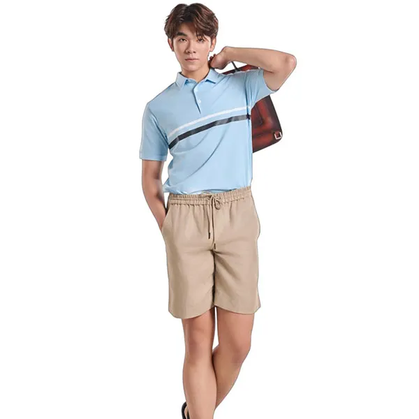 Quần Short Nam F2 Fashion & Freedom Linen SN39-BE-29-0624 Màu Be Size 29