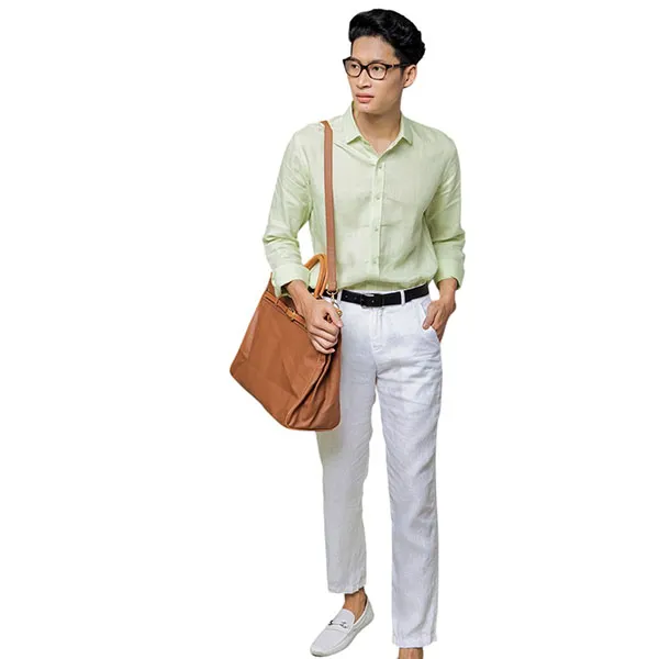 Quần Dài Nam F2 Fashion & Freedom Linen DN14-T-29-0820 Màu Trắng Size 29