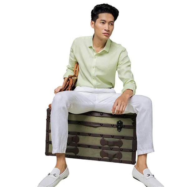 Quần Dài Nam F2 Fashion & Freedom Linen DN14-T-29-0820 Màu Trắng Size 29