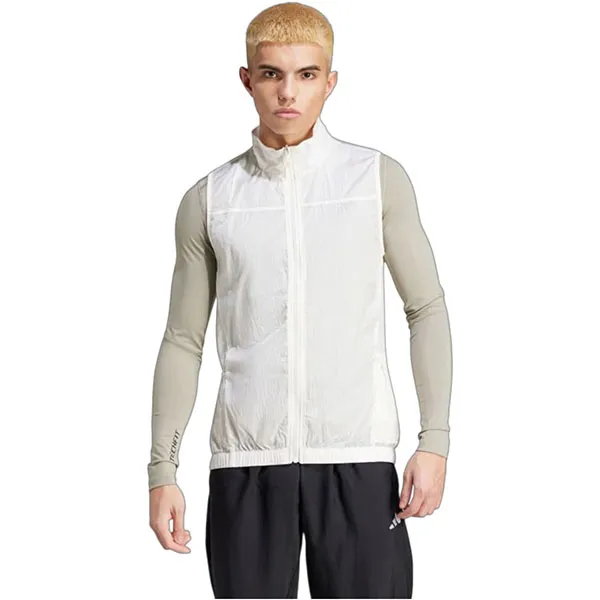 Áo Khoác Gile Nam Adidas ADI365 HK Running Vest IS3702 Màu Trắng Size S
