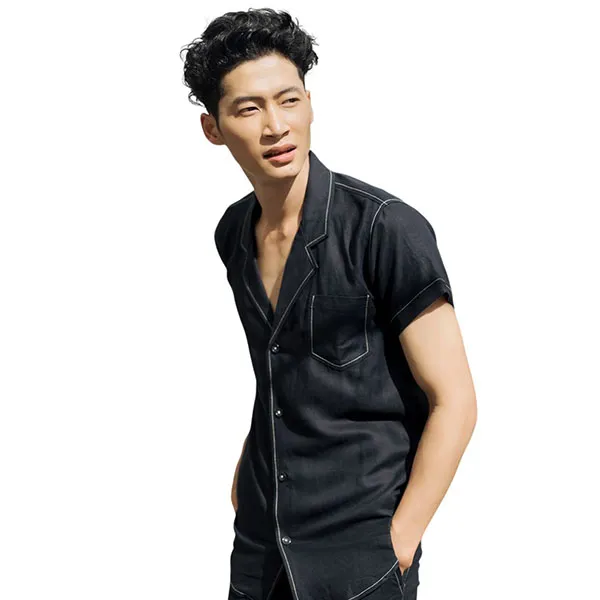Áo Sơ Mi Nam F2 Fashion & Freedom Men In Style SMMN008-DCN-S-0820 Màu Đen Size S