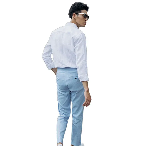 Quần Dài Nam F2 Fashion & Freedom Linen DN13-XM-29-0820 Màu Xanh Mint Size 29