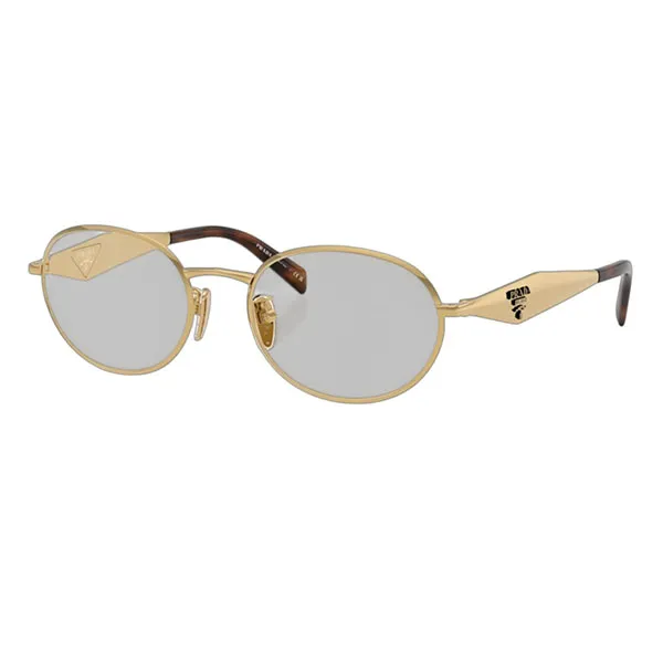 Kính Mắt Cận Prada Oval Eyeglasses 0PR D53VD 5AK1O1 Màu Vàng Gold