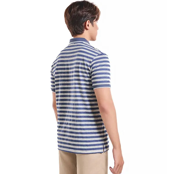 Áo Thun Nam F2 Fashion & Freedom Cotton TC371-XX-S Màu Xanh Xám Có Cổ Size S