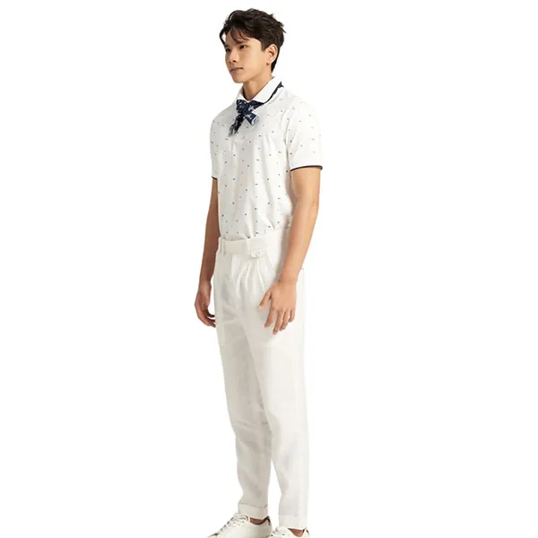 Áo Thun Nam F2 Fashion & Freedom Cotton Casual Menswear Pattern TC395-TRẮNG HT MÀU-S-0124 Màu Trắng Size S