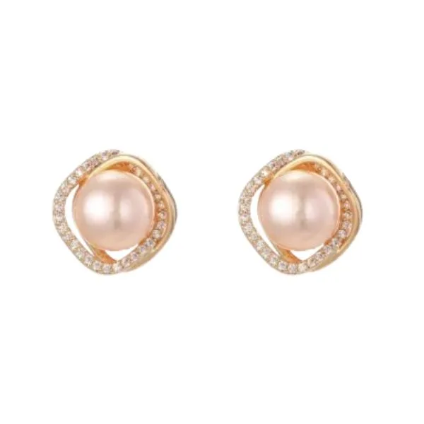 Khuyên Tai Nữ Kya Jewel Pearl Embrace JE26 Màu Trắng Xà Cừ