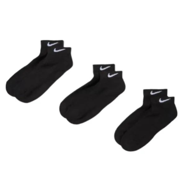 Tất Unisex Nike Everyday Cush Low 3PR 132 SX7670-010 Màu Đen Size S