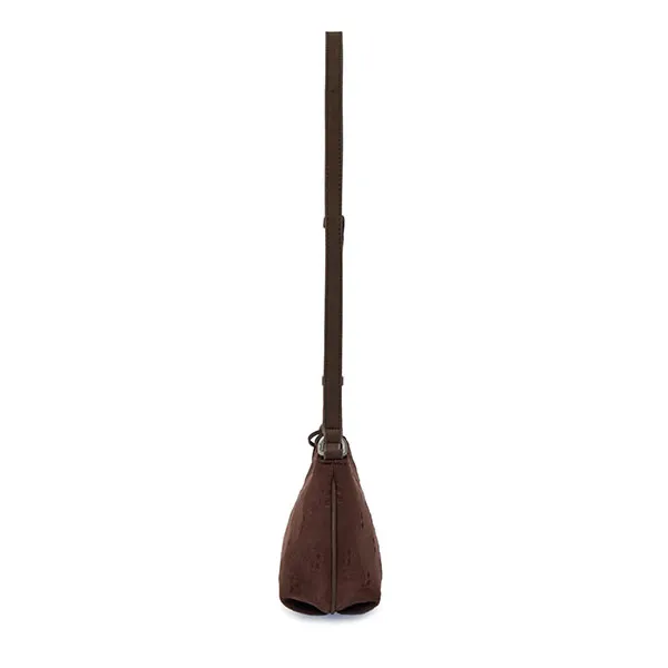 Túi Đeo Vai Nữ MLB Monogram Feminine Charm Mini Crossbody Bag 3ACRMS26N Màu Nâu