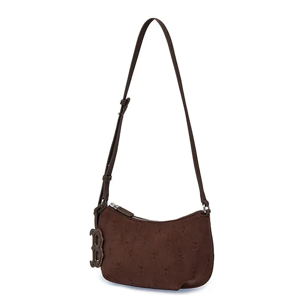 Túi Đeo Vai Nữ MLB Monogram Feminine Charm Mini Crossbody Bag 3ACRMS26N Màu Nâu
