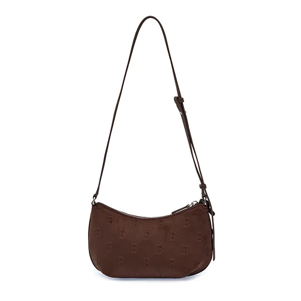Túi Đeo Vai Nữ MLB Monogram Feminine Charm Mini Crossbody Bag 3ACRMS26N Màu Nâu
