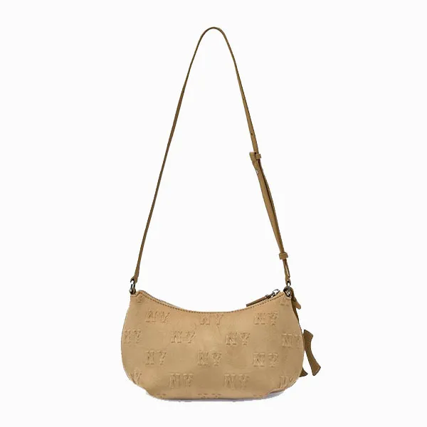 Túi Đeo Vai Nữ MLB Monogram Feminine Charm Mini Crossbody Bag 3ACRMS26N Màu Be