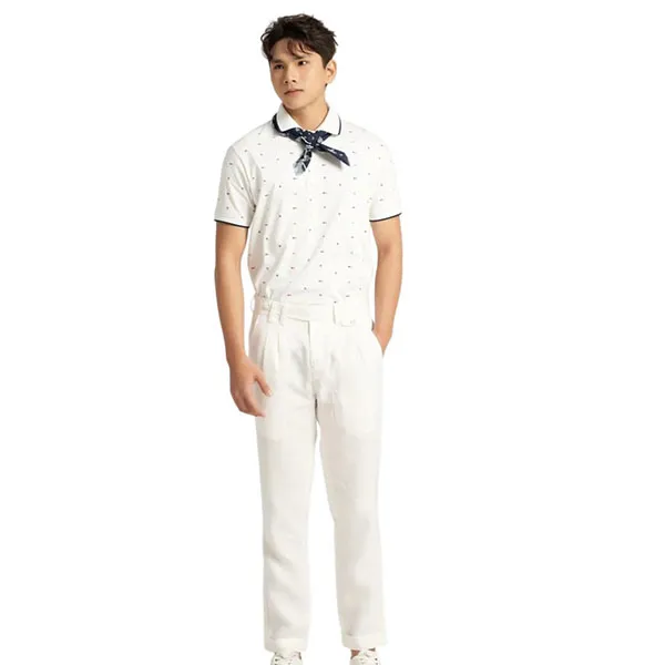 Quần Dài Linen Nam F2 Fashion & Freedom DN31-TK-30-0224 Màu Trắng Kem Size 30