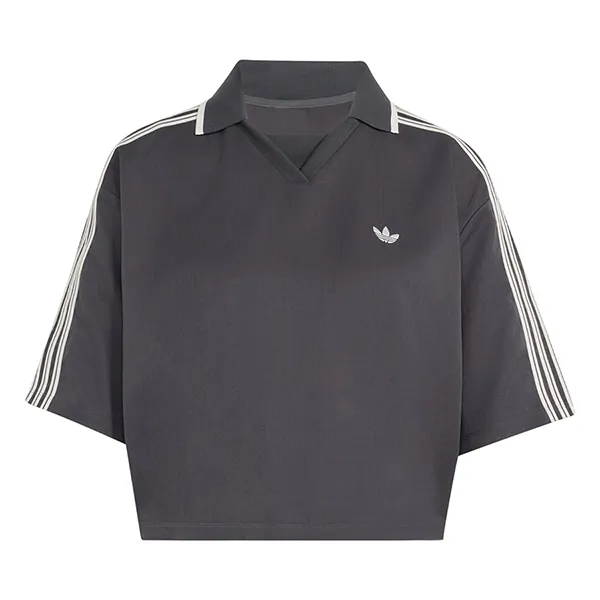 Áo Croptop Nữ Adidas Football Jersey KT2327 Màu Xám Size L