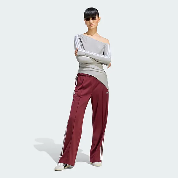 Áo Dài Tay Lệch Vai Nữ Adidas One Shoulder Asymmetric Long-Sleeve Top LE8311 Màu Xám Size S