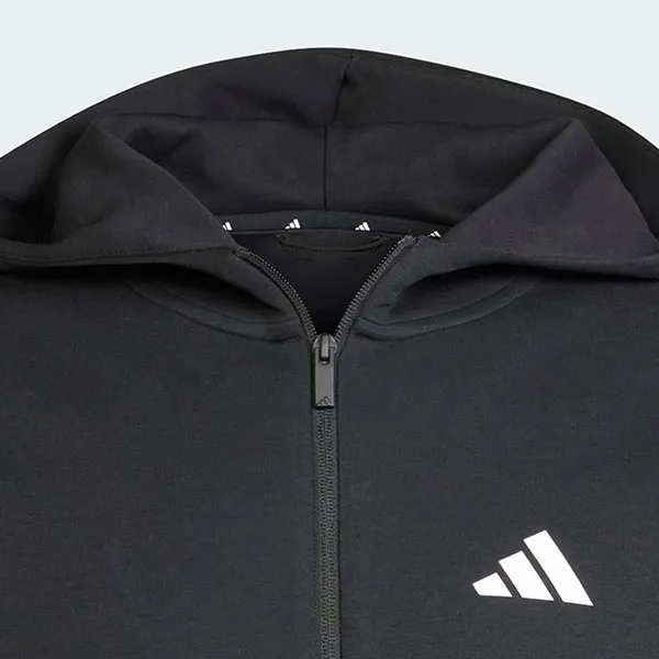 Áo Hoodie Nam Adidas Future Icons 3-Stripes Zip-Up JD4827 Màu Đen Size S