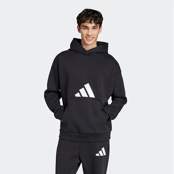 Áo Hoodie Nam Adidas Logo 3 Bar Future Icons JI8769 Màu Đen Size S