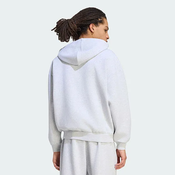 Áo Hoodie Nam Adidas Soft Lux Hoodie Full Zipper KU8001 Màu Xám Nhạt Size XS