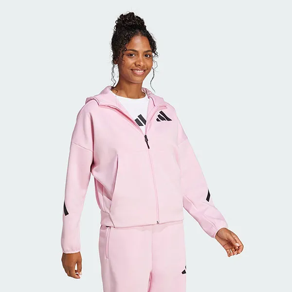 Áo Hoodie Nữ Adidas ZNE One-Way Zip-Up JC5393 Màu Hồng Size XS